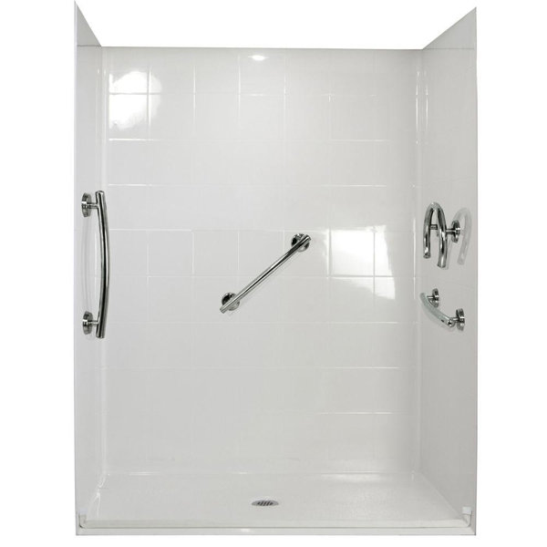 2 Plastic Shower Walls & Surrounds You'll Love Wayfair
